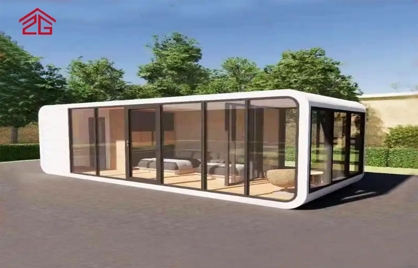 Prilagođena dvoslojna kontejnerska kuća Apple Cabin Moderna rezidencija Prilagođena dvoslojna kontejnerska kuća Apple Cabin Moderna rezidencija