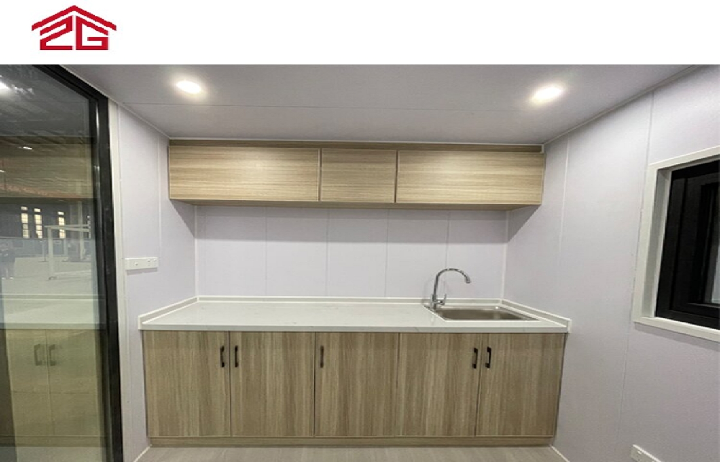 Prilagođena dvoslojna kontejnerska kuća Apple Cabin Moderna rezidencija Prilagođena dvoslojna kontejnerska kuća Apple Cabin Moderna rezidencija