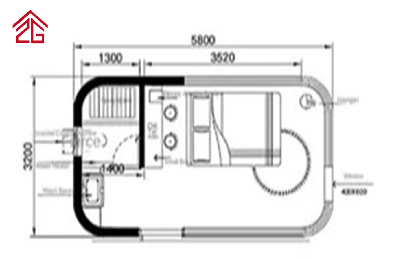 Prilagođena dvoslojna kontejnerska kuća Apple Cabin Moderna rezidencija Prilagođena dvoslojna kontejnerska kuća Apple Cabin Moderna rezidencija