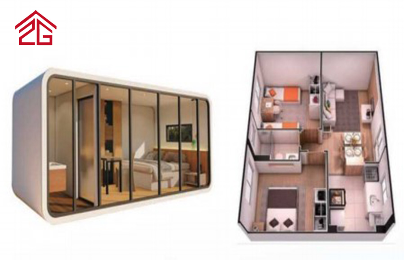 Prilagođena dvoslojna kontejnerska kuća Apple Cabin Moderna rezidencija Prilagođena dvoslojna kontejnerska kuća Apple Cabin Moderna rezidencija