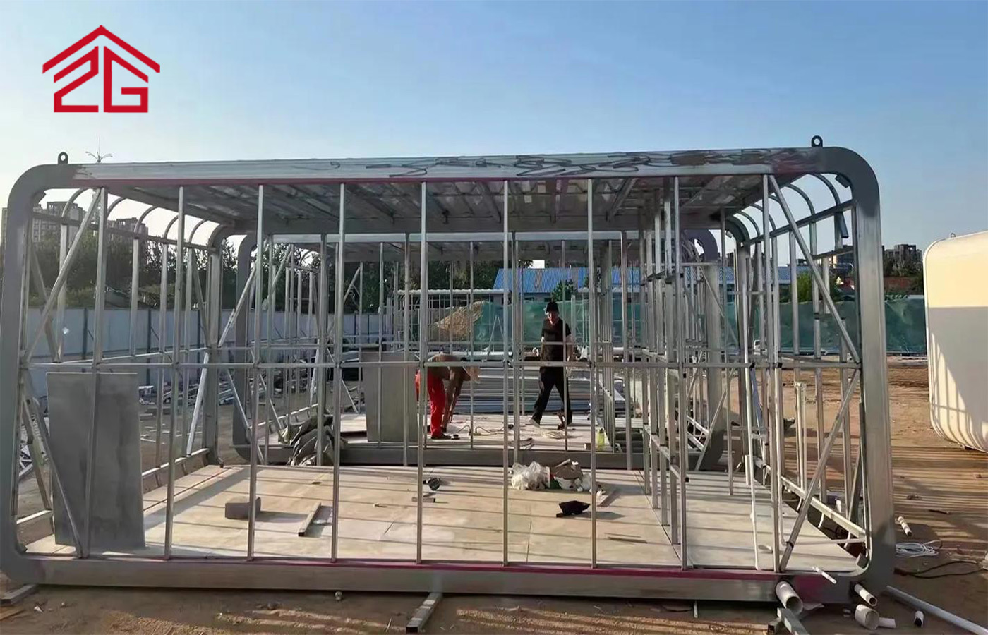 Prilagođena dvoslojna kontejnerska kuća Apple Cabin Moderna rezidencija Prilagođena dvoslojna kontejnerska kuća Apple Cabin Moderna rezidencija