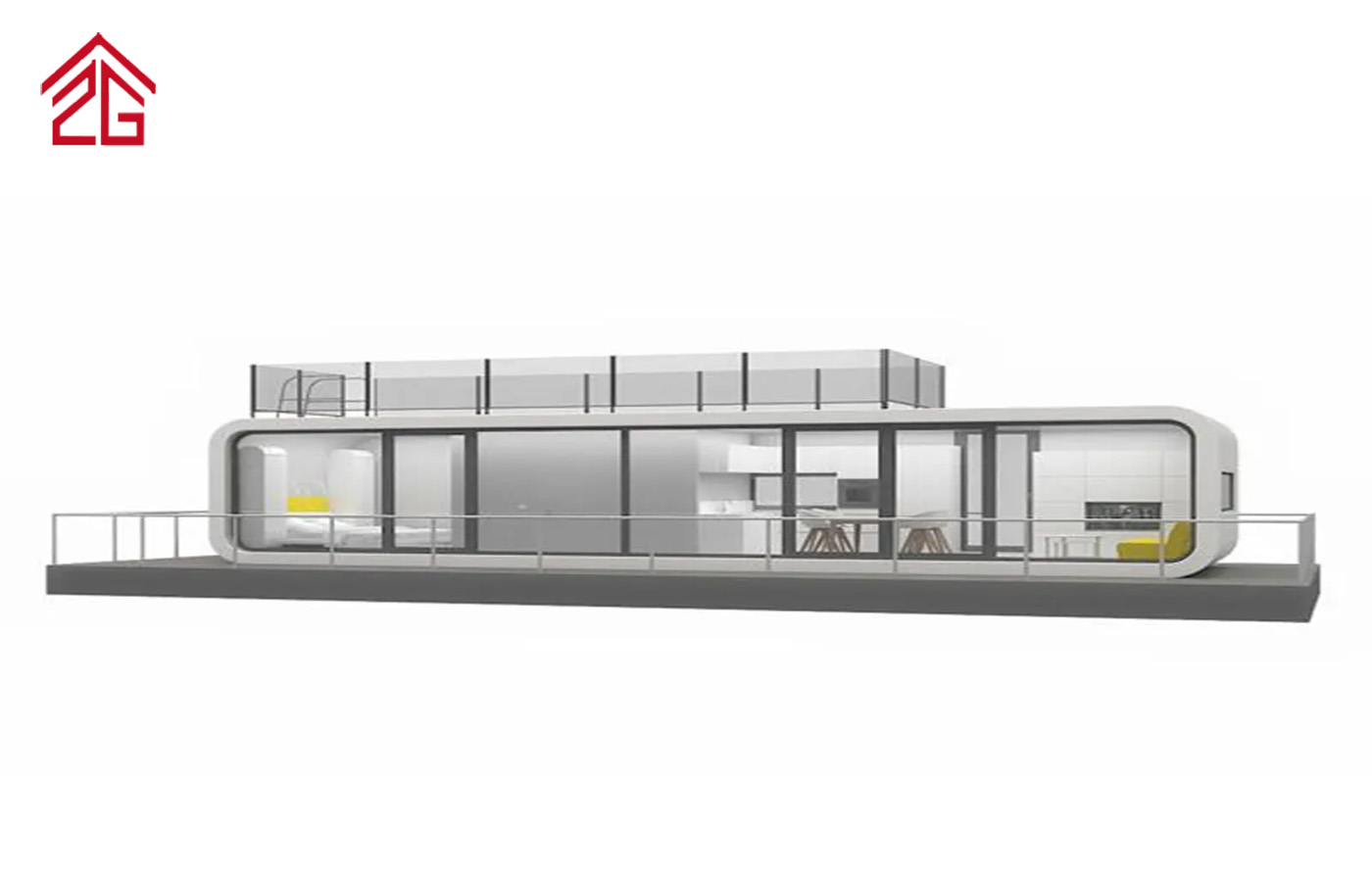 Prilagođena dvoslojna kontejnerska kuća Apple Cabin Moderna rezidencija Prilagođena dvoslojna kontejnerska kuća Apple Cabin Moderna rezidencija