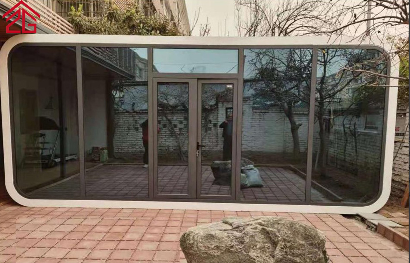 Prilagođena dvoslojna kontejnerska kuća Apple Cabin Moderna rezidencija Prilagođena dvoslojna kontejnerska kuća Apple Cabin Moderna rezidencija