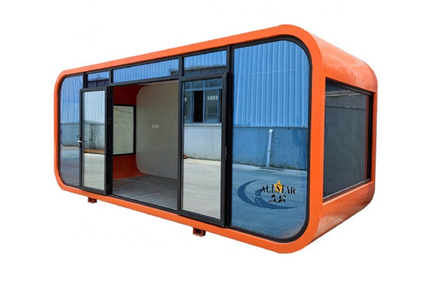 20ft moderna prilagođena jabučna kontejnerska kuća Visokoluksuzna kuća smještena izravno kod kuće